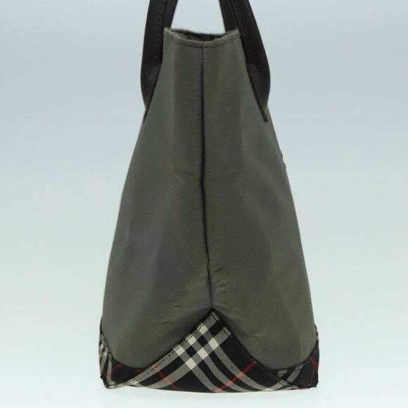 Burberrys Nova Check Blue Label Hand Bag Canvas Khaki - Picture 5 of 14